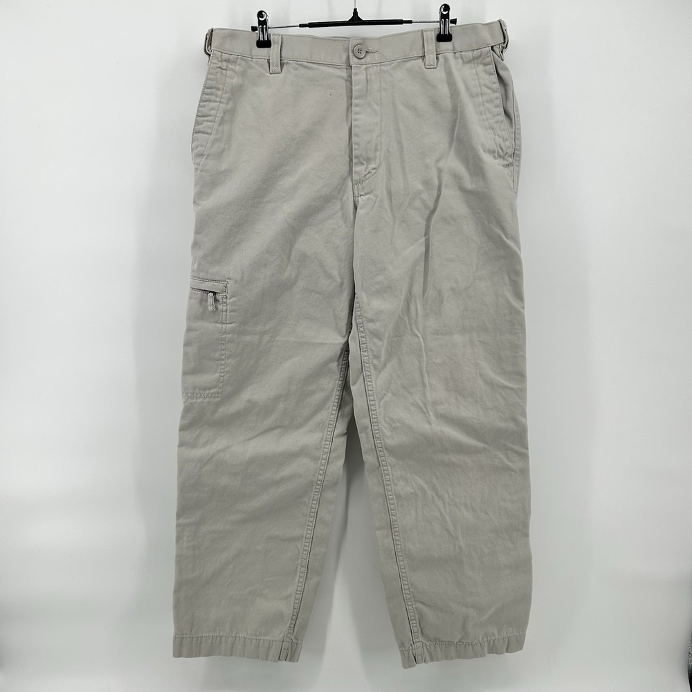 Dockers D3 Cargo Pants Mens 34x30 Classic Fit Khaki Utility Casual Dadcore